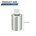 thumbnail image 2 of Uxcell Stainless Steel Spacers, Stainless Steel Bushing Screw Standoff Unthreaded Round Spacer 6mmx14mmx20mm, 2 of 5