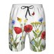 thumbnail image 3 of Fotbe Wild Herbs Trajes de Baño Estampados para Hombre, Shorts de Verano de Secado Rápido, Ropa de Playa, Bañadores-X-Large, 3 of 6