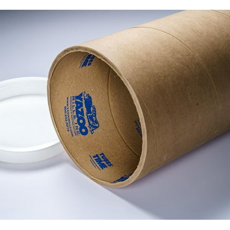 8" x .250 x 73 Extra Heavy Duty Kraft Mailing Tube (1) with Plugs