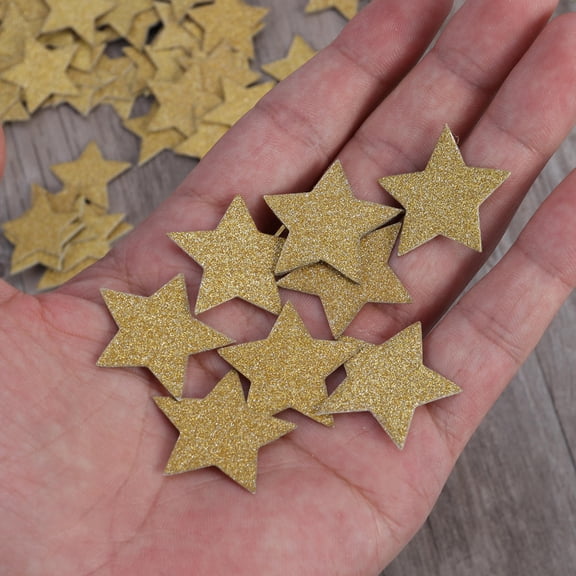 LEORX 200pcs Bridal Shower Confetti in Golden PVC for Table Decoration during Weddings