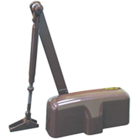 Mintcraft C101-BH-SA-BR Residential Door Closer, 85 lb, 30 in, Brown