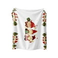 thumbnail image 2 of Large Christmas Print Blanket, Plush Flannel Throw for Living Room, Warm Festive Decor for Couch and Holiday Gift Giving(M,39"×51"), 2 of 7