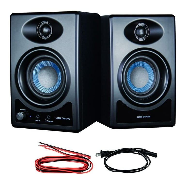 Numark N-Wave 360 アクティブパワードモニタースピーカー Amazon.com: Numark N-Wave 360-3” Powered DJ Desktop Monitor