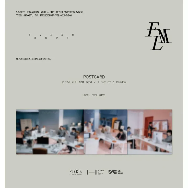 Seventeen 10th Mini Album 'FML' (CARAT Version) CD