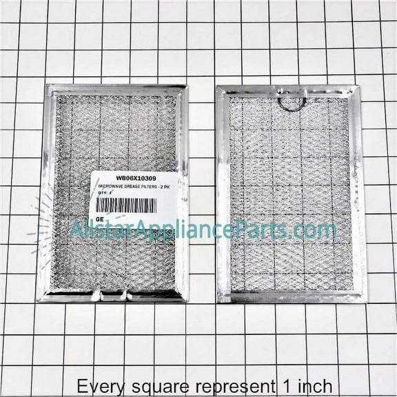GE Microwave Grease Filter WB06X10309