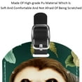 thumbnail image 4 of Square 2Pack PU Leather Sloth Cruise Luggage Tag with Privacy Cover and Name ID Tag for Travel Handbags Backpacks Luggage Tags, 4 of 6
