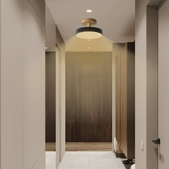 Dvkptbk Aisle Light Corridor Lights Hallway Lights Personalized Entrance Hall Lights Nordic Wooden Balconies Cloakrooms Lighting Fixtures Lighting & Ceiling