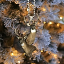 Christmas Deer Antler Car Pendant Decoration - Acrylic Car Antler Ornament for Holiday Vehicle Interiors and Rustic Christmas Gift Ideas