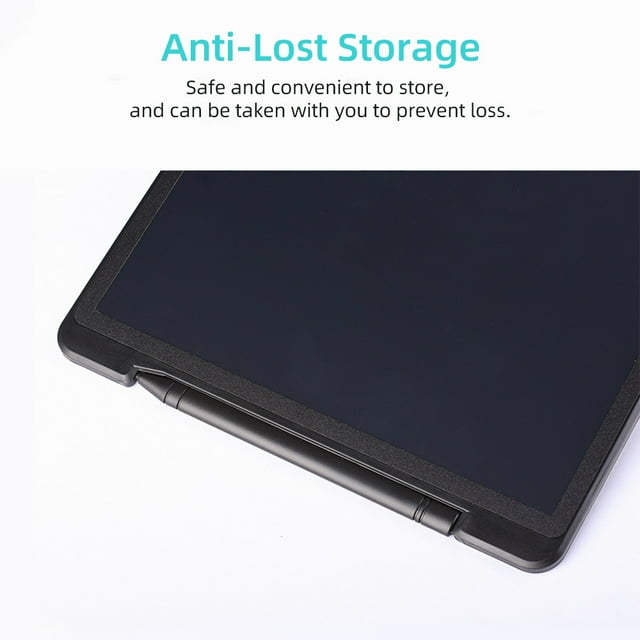Board 12 Inch LCD Writing Tablet Electronic Digital Drawing Board Erasable Writing Pad Color Screen One-Click Erase with Lock Button Gift for Children Adults Home Office School