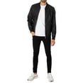 thumbnail image 6 of Jack & Jones Rocky Bomber Jacket, Black, 6 of 7