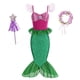 thumbnail image 3 of Vestido de sirena para niñas, disfraz de princesa Ariel para baile de graduación, vestido de cosplay para niñas, vestido informal de verano para fiesta de cumpleaños y Halloween, 3 of 5
