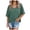 Dark Green, variant on Oversized Cropped Tshirts for Women Short Half Sleeve V Neck Tops Summer Flowy Split Hem Basic Tee Shirts (Dark Green, M)