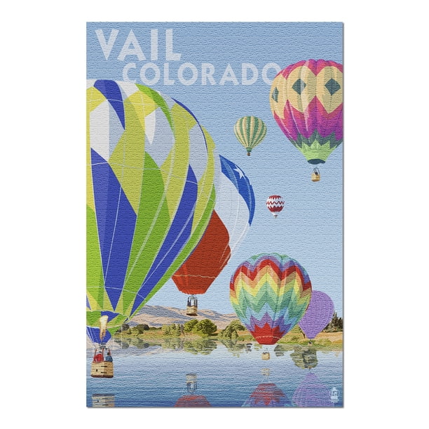 Vail Colorado Hot Air Balloons 20x30 Premium 1000 Piece Jigsaw Puzzle Made In Usa Walmart Com Walmart Com