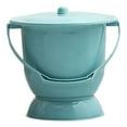 thumbnail image 1 of serony Handheld Spittoon with Lid Portable Urinal Bottle for Bedroom 21x23cm Blue, 1 of 9