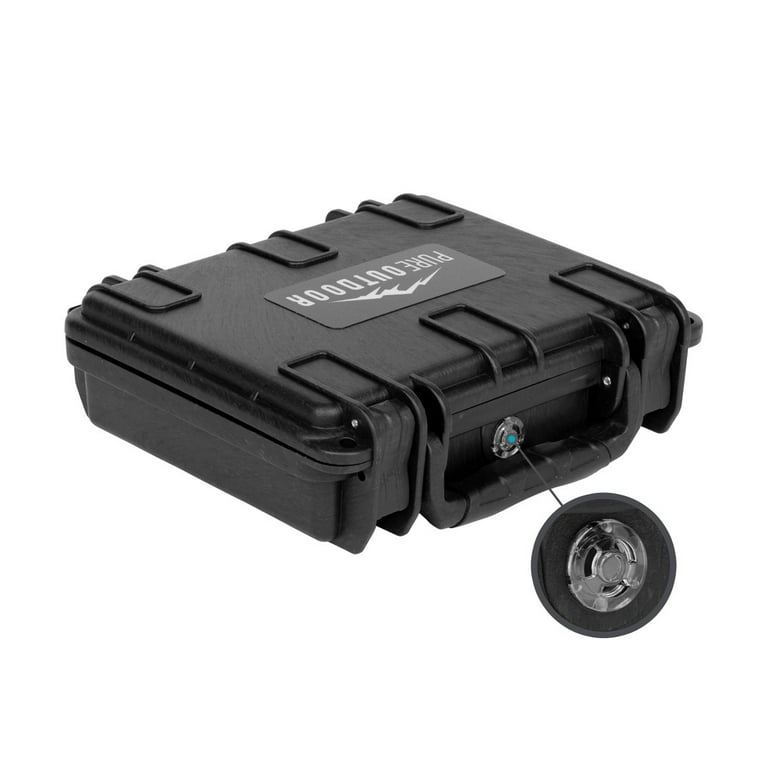 Monoprice Weatherproof Hard Case - 7 x 6 x 2 in With Customizable 