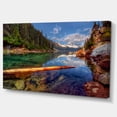 thumbnail image 2 of Floating Lake in Mountain Lake - Large Landscape Canvas Art Print, 2 of 4
