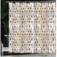 thumbnail image 3 of Ambesonne Modern Shower Curtain, Abstract Blue Drops Print, 69"Wx84"L, Apricot, 3 of 4