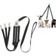 thumbnail image 1 of 3 Dog Leash Detachable 3 Way Dog Leash Dog Leash Splitter Pet Triple Rope Coupler Adjustable Nylon Leash Pet Leash with Padded Handle for One, Two, Th, 1 of 4