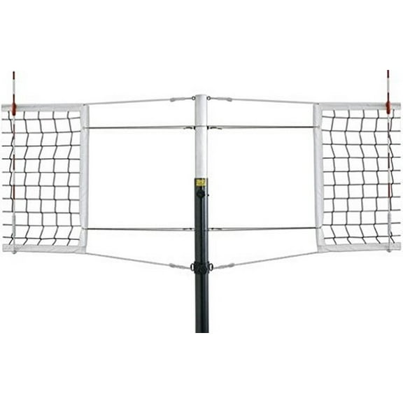First Team Astro Express-SBS Aluminum Competition Aluminum Volleyball System with Sockets44; Orange