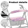 thumbnail image 5 of COEQINE Cherry Blossom Medical Products Rollator Walker Seat & Back Cover Walker Protection Decor Covers Rollator Seat Cover with Back for Women Gifts for Women Friends, 5 of 7