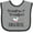 Heather and Black, variant on Inktastic Grandma and Grandpas Favorite Heart Grandchild Boys or Girls Baby Bib