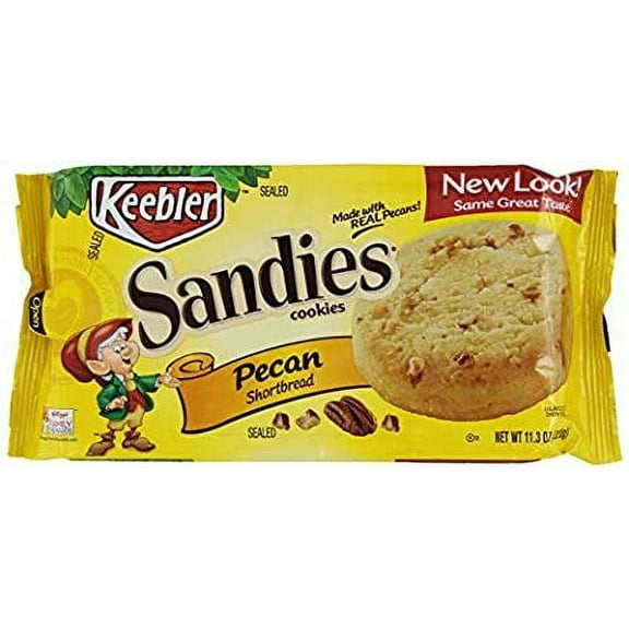Keebler Pecan Sandies Shortbread Cookies, Pack of 2