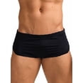 thumbnail image 2 of Haitryli Men Athletic Boxer Shorts Sides Split Press Button Crotch Boxer Briefs Running Sports Shorts Black XL, 2 of 4
