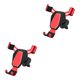 thumbnail image 4 of Tholdsy Soporte universal para teléfono celular para automóvil Estante de soporte de montaje de ventilación de aire de metal con clip ajustable, rojo No.04 2piezas, 4 of 6