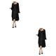 thumbnail image 3 of Conjunto de vestido de lentejuelas Qarigey Negro/S, 3 of 6
