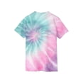 thumbnail image 5 of longantii Boys Polo Shirt Short Sleeve Button Closure Collared Golf Tops Casual School Uniform Shirt Tie Dye Cozy Comfort Kids Summer T-Shirt Pink 3-4 Years, 5 of 6