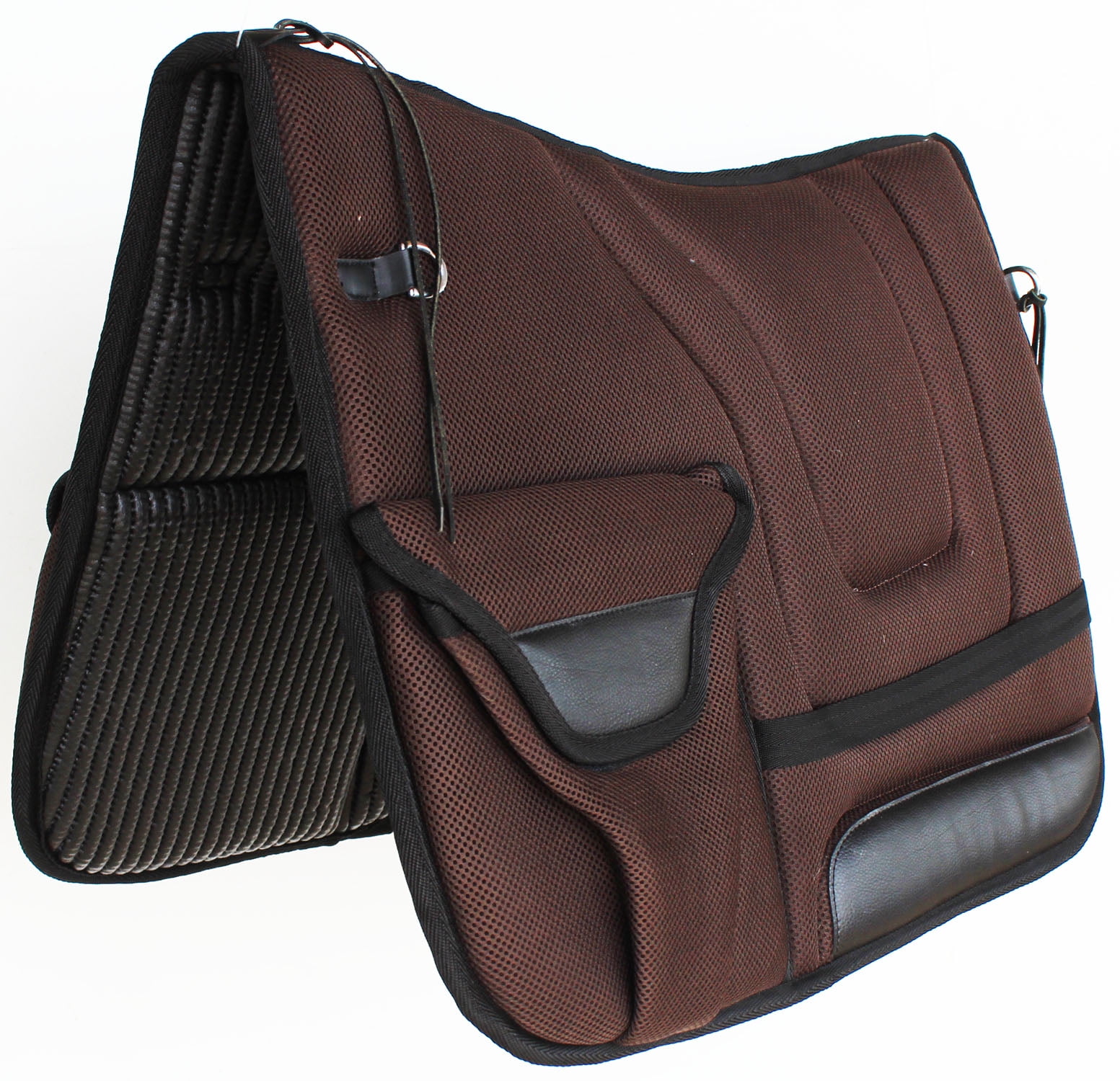 Australian Trail Rider Comfort Neoprene Saddle Pad w/ Bags Brown