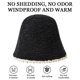 thumbnail image 2 of Desiderio Sombrero Cloche de lana cálido Sombreros de cubo de invierno sólidos, 2 of 5