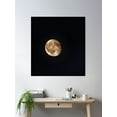 thumbnail image 2 of Full Moon Poster Wall Art, Modern Wall Decor, 24x36 UNFRAMED, 2 of 3