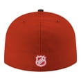 thumbnail image 4 of Men's New Era  Red Detroit Red Wings Core Logo Two-Tone 59FIFTY Fitted Hat, 4 of 4