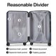 thumbnail image 5 of Luggage Hanke de 24 pulgadas con ruedas giratorias, policarbonato, carcasa rígida, cierre TSA, 5 of 9