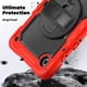 thumbnail image 4 of Funda para Samsung Galaxy Tab A11 de 8,7 pulgadas (2025) y Galaxy Tab A9 de 8,7 pulgadas (2023), resistente, a prueba de golpes, con soporte giratorio de 360° y correa de mano/bandolera, 4 of 9
