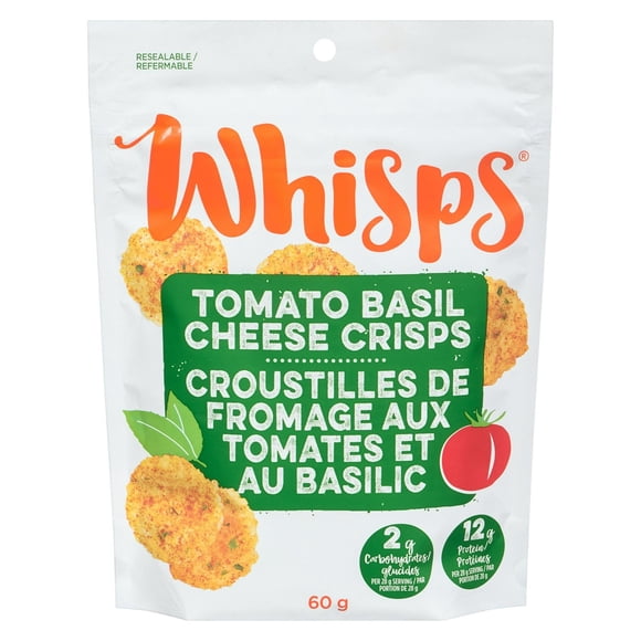 Whisps Croustilles de Fromage Aux Tomates et au Basilic
