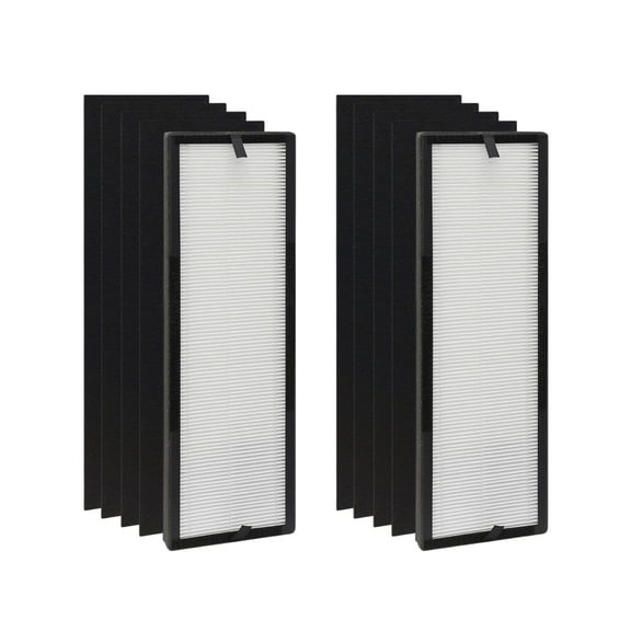Nispira NEAF1 NEAC1 HEPA Pre Filter Replacement for Eureka NEA120 / Toshiba Smart WiFi Air Purifier 2 Set
