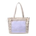thumbnail image 2 of Bolso de hombro japonés de gran capacidad a la moda para mujer, bolso de mano informal de PU para fiesta, vacaciones, trabajo, playa Blanco Salvador Monedero de hombro, 2 of 10