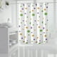 thumbnail image 1 of Bathroom Shower Curtain Proof Printed Shower Curtain Bathroom Curtain Toilet Partition Curtain No Need To Punch Holes To Provide Hook Waterproof Shower Curtain with Hooks, 1 of 9