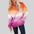 thumbnail image 5 of Womens Hooded Sweatshirts, Hoodies for Women Fall Fashion Loose Fit Ombre Tie Dye Long Sleeve Pullover with Pockets S-2XL, 5 of 5