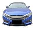 thumbnail image 6 of Ikon Motorsports Compatible with 16-18 Honda Civic 10th Gen Sedan TR Style Front Bumper Lower Lip PU, 6 of 6
