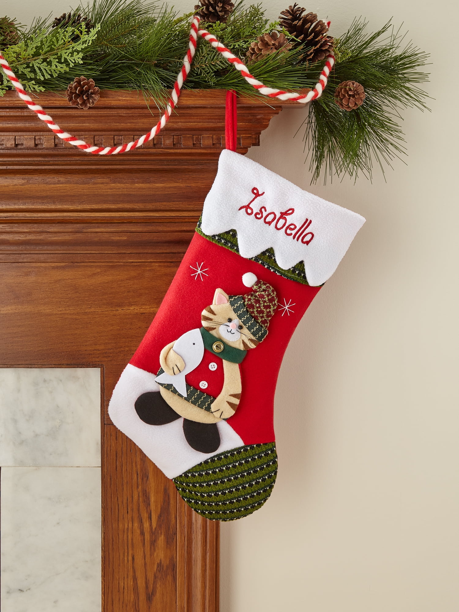 Personalized Snow Cap Christmas Stocking, Available in 11 Designs ...