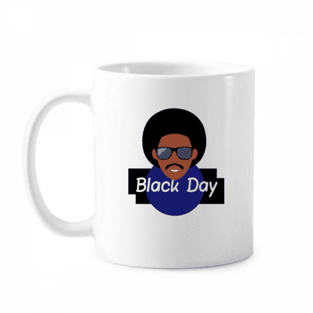 

Black Day Freedom Equal Rights Mug Pottery Cerac Coffee Porcelain Cup Tableware