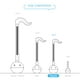 thumbnail image 4 of Sintetizador electrónico de juguetes musicales Otamatone Gudetama, 4 of 6