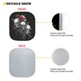 thumbnail image 4 of Jeiento Skeleton Rose Windshield Sun Shade for Truck SUV Car Foldable Automotive Front Window Sunshade Protector Removable Automotive Accessories Fit Most Car, 4 of 7