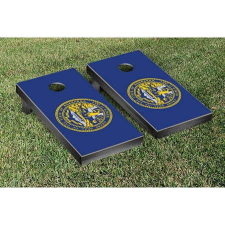 Nebraska Flag Cornhole Bean Bag Toss Game