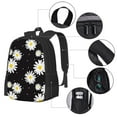 thumbnail image 2 of Balery Daisies Flowers Mochila para hombre y mujer - Tela Oxford 600D resistente - Gran capacidad, resistente al agua, ideal para la escuela, viajes y senderismo, 2 of 6
