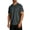 Dark Gray, variant on HomeDM Short Sleeve Workout Shirts for Men Quick Dry Solid Color Summer Athletic Running Gym Crew Neck Tee Tops, Purple, Size L