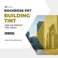 thumbnail image 2 of Rockrose Pet Building Tint Window Shield - Window Film for Heat-Blocking, and UV Protection - One Way Window Privacy Film - Window Tint for Home and Office - Size 30" X 6.5ft (Silver), 2 of 7